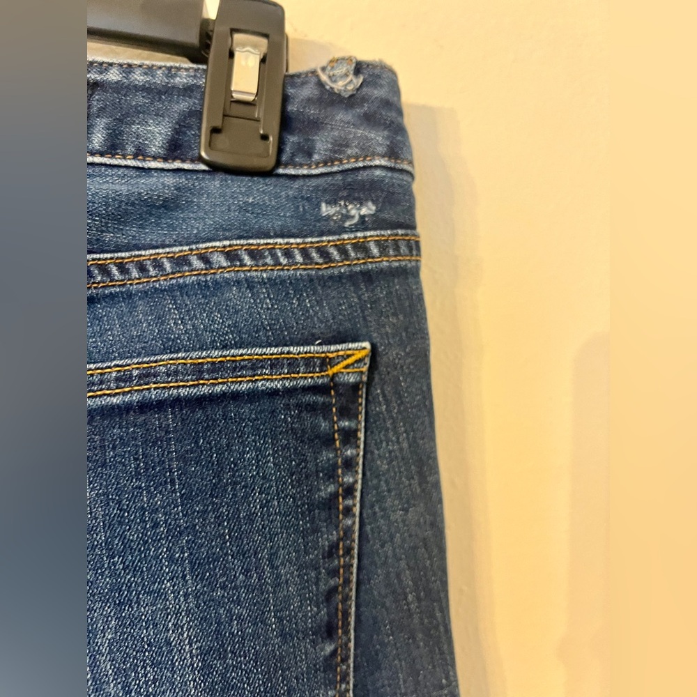 Gap 1969 Blue Jeans 27R Perfect Boot Dark Wash distressed - Picture 6 of 6